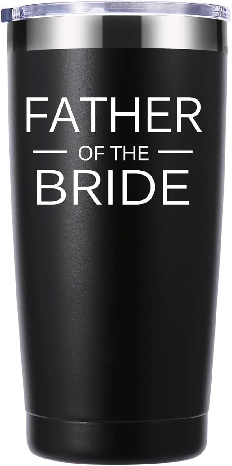 momocici Father of the Bride 20 OZ Tumbler.Father of the Bride Travel Mug Tumbler