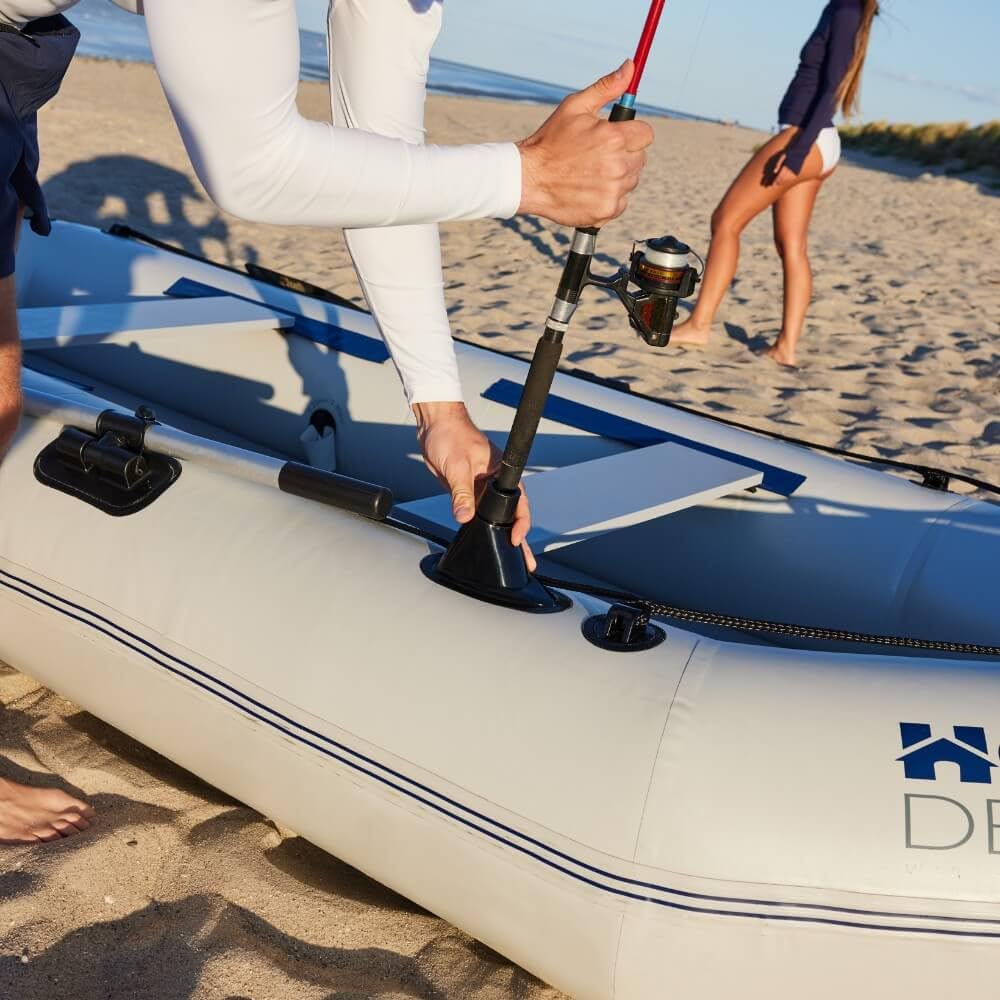 Home Deluxe - Embarcación neumática Pike Material: PVC Resistente I Embarcación Auxiliar, lancha motora, Barca de remos - selección de Variantes