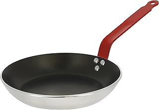 de Buyer - CHOC Nonstick Fry Pan Red Handle - Nonstick Pan - Superior Scratch Resistance - 12.5"