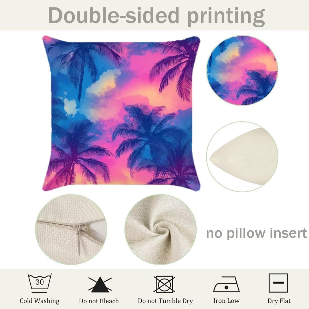 4er Set Kissenbezug 40x40 cm Böhmen Sofakissen aus Leinen Deko Kissenhülle Couchkissen Meer Kissen mit Unsichtbarer Reißverschluss, Kissenbezüge für Wohnzimmer Schlafzimmer Bett Garten Terrasse Ym43