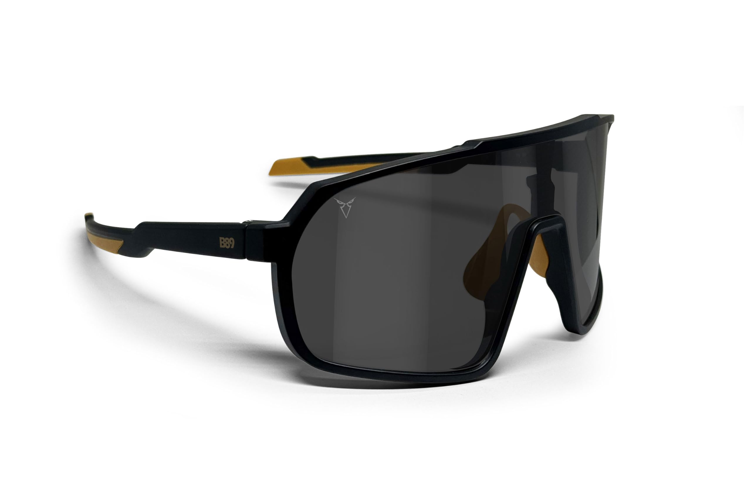 B89 Occhiali da Sole Sportivi Uomo e Donna in TR90 - Lente Ampia Antiappannante CIclismo Running Lifestyle etc Nasello Ergonomico mod. BG