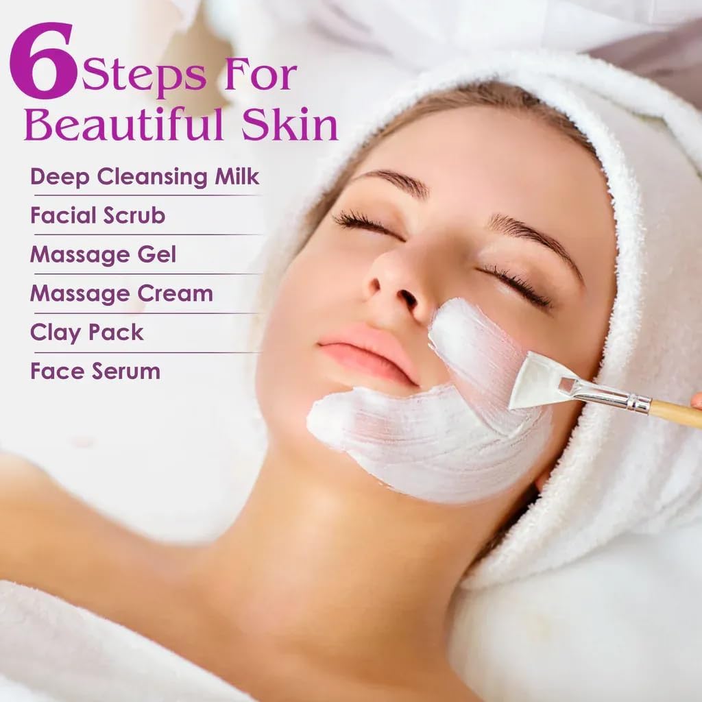 PRATHNA CREATION SShills Professional Korean Glass Glowing Facial Kit | | Instant Brightening & Glowing Skin | Korean Beauty Facial Kit for Women & Men | Deep Cleansing, Whitening, Hydrating, Anti-Aging, Bridal Glow 1