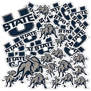 Utah State University Sticker USU Aggies Stickers Vinyl Decals Laptop Water Bottle Car Scrapbook T1 (Type 1-1)