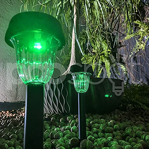Espeto ABS Verde Decoração Iluminação Jardim EcoForce
