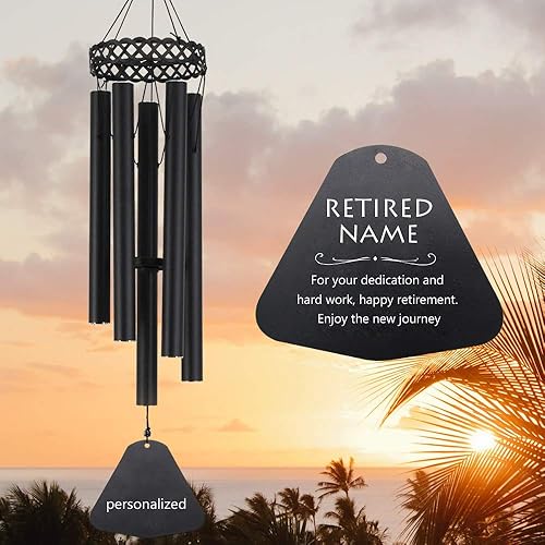 Miniatura 7 de ASTARIN Campanillas de viento conmemorativas para la pérdida de un ser querido, personalizadas, en memoria de campanillas de viento como regalos