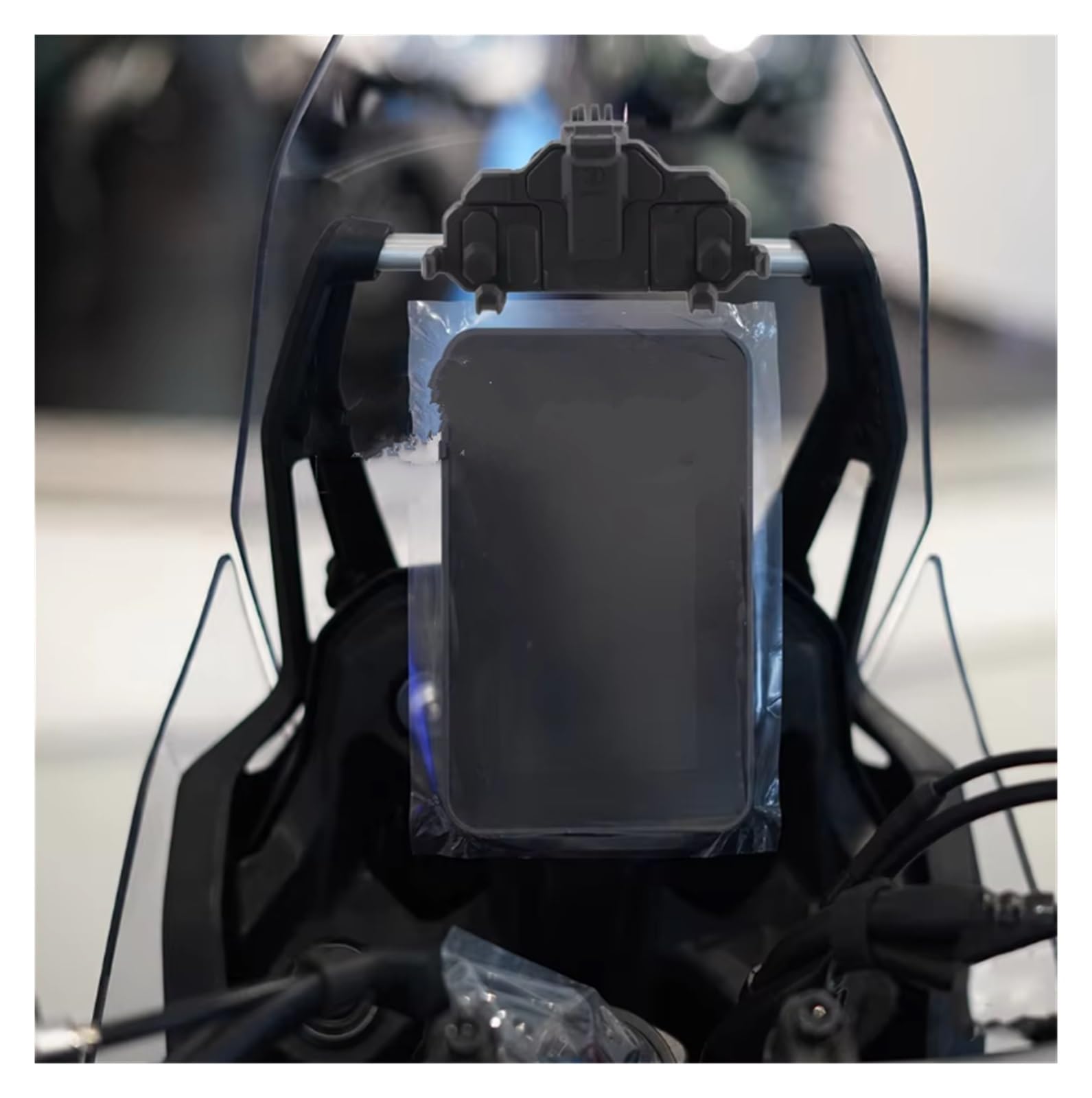 Porta Cellulare Moto Per Suzuki Per V-Strom Staffa Di Navigazione | Staffa Di Navigazione Per Moto GPS 800DE 2023 2024(Chromatic 12MM)