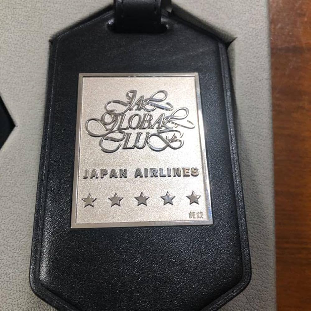 日本航空(JAL GLOBAL CLUB）JGCのネームタグ（黒色の亀タグ）
