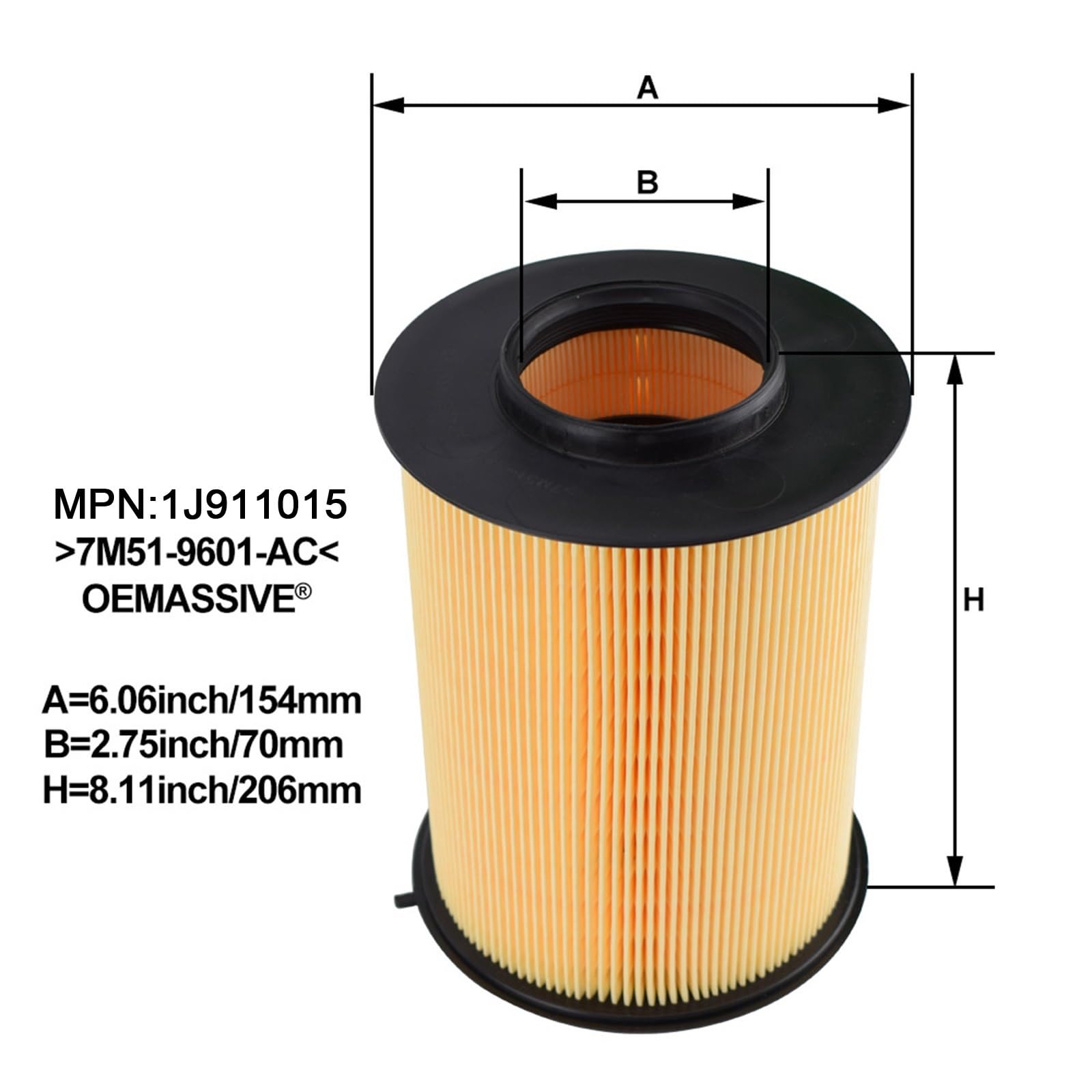 Filtro de habitáculo Filtro de aire de cabina de motor de coche compatible con Ford Escape Kuga, Focus Transit Connect y Lincoln MKC (2013-2019).