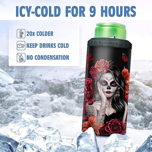 Vista 134 de SANDJEST Mechanics - Vaso Machanic para papá, caja de herramientas 4 en 1, vaso de 12 onzas, enfriador de latas de acero inoxidable delgado, regalo