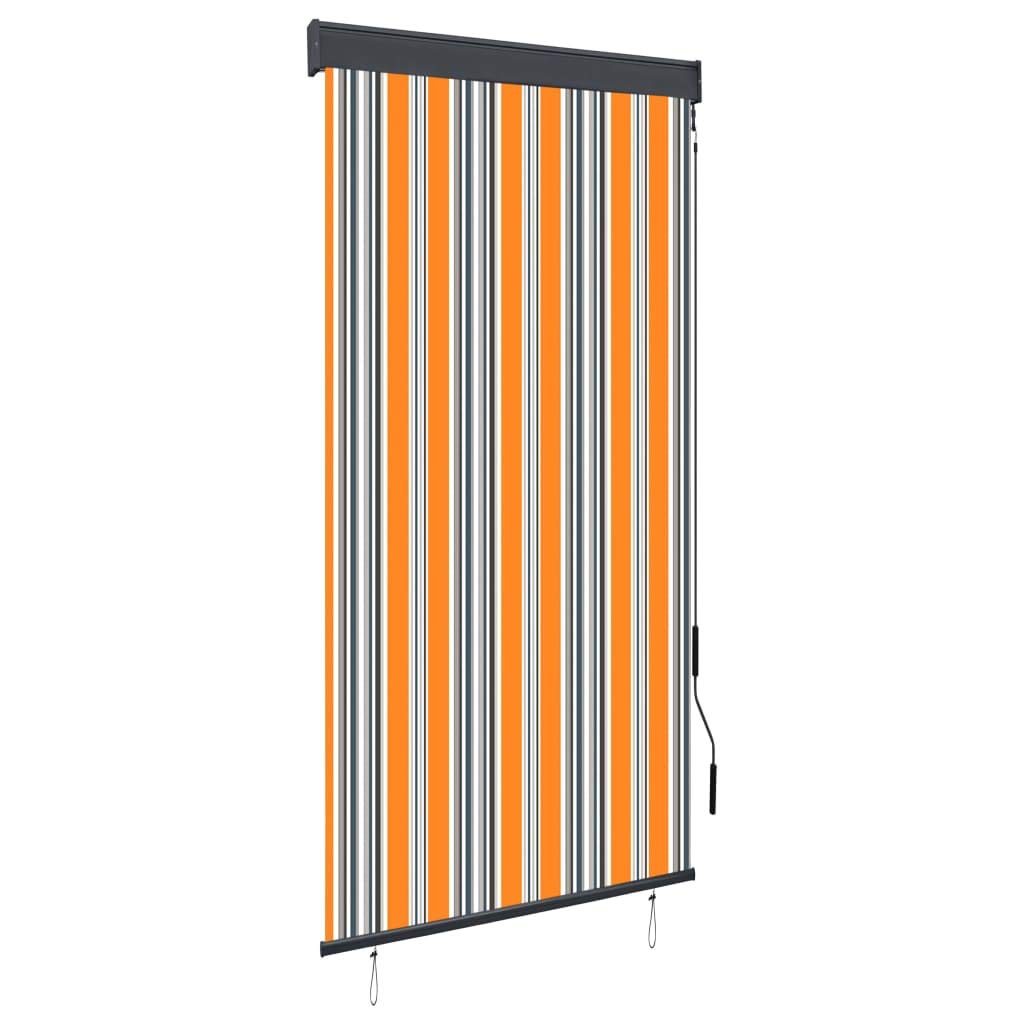 Tidyard Außenrollo Für Balkon & Terrasse – 140x250 Cm, Orange-braun, Mit Handkurbel