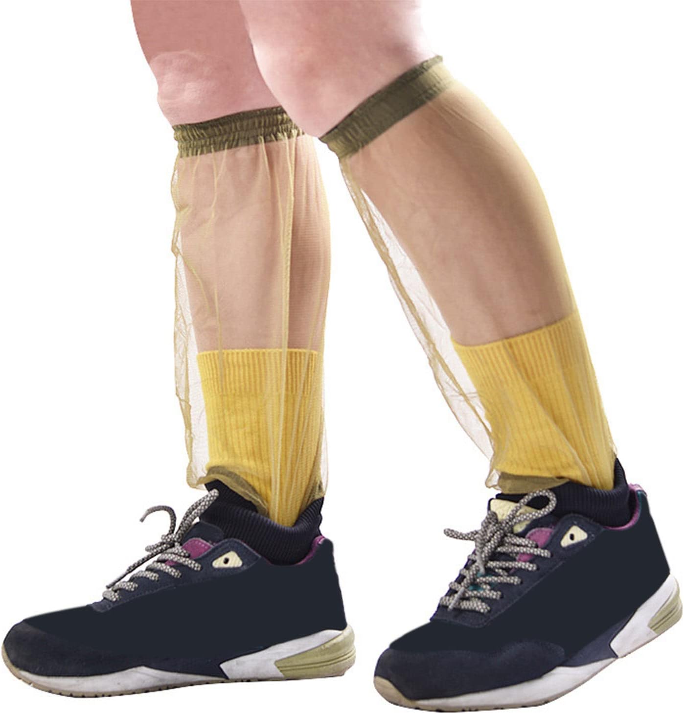 Survival Outdoor Sports Net Anti o Foot Cover Jungle o Sock Leg Protector Camping Equipment Fishing Sock, Details, Please See Photo.), Black/Green