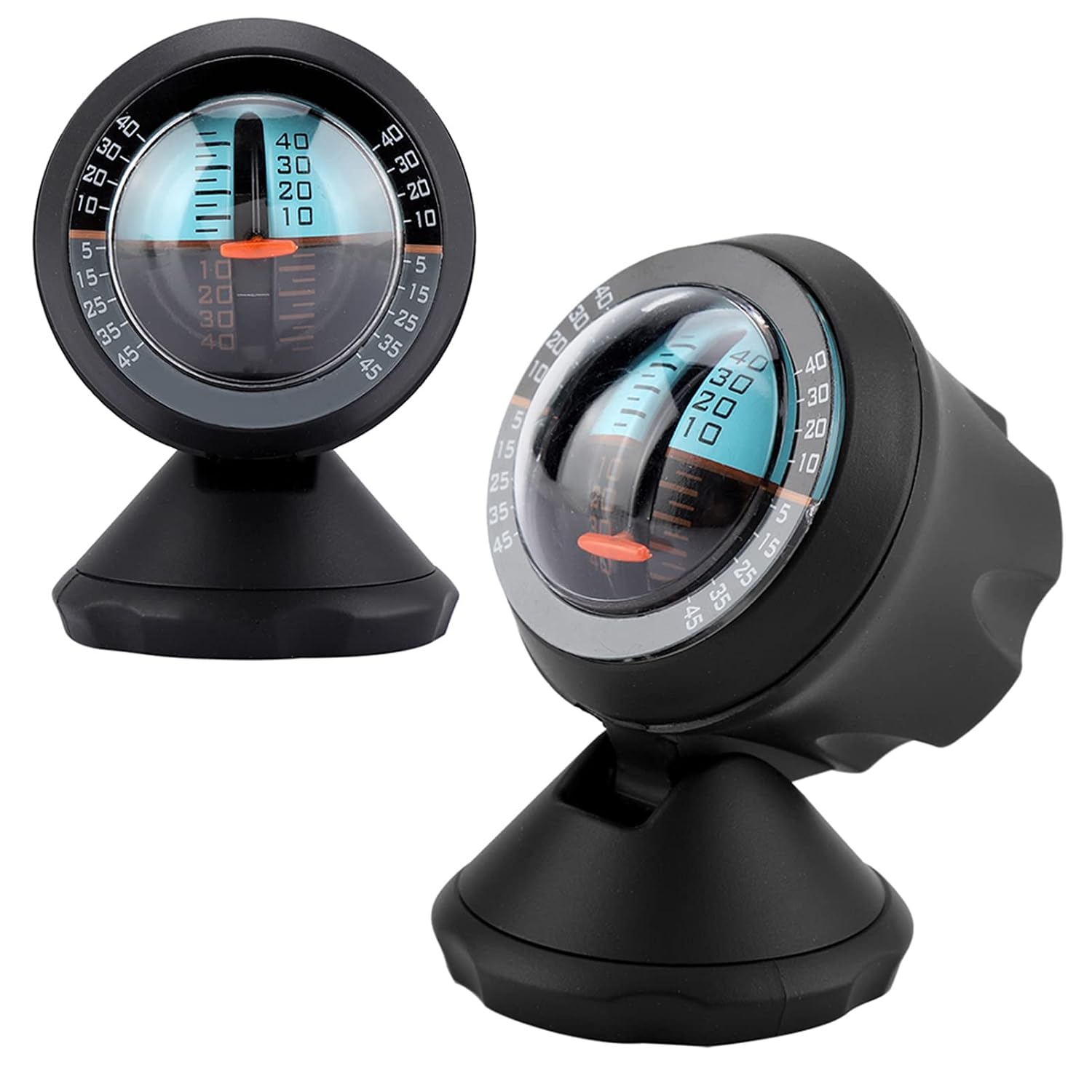 FLEXMAN Car Inclinometer, High Sensitivity 360 Degree Rotating Slope Indicator Meter, Level Tilt Gauge Indicator, Road Safety Instrument for Cars, Trucks