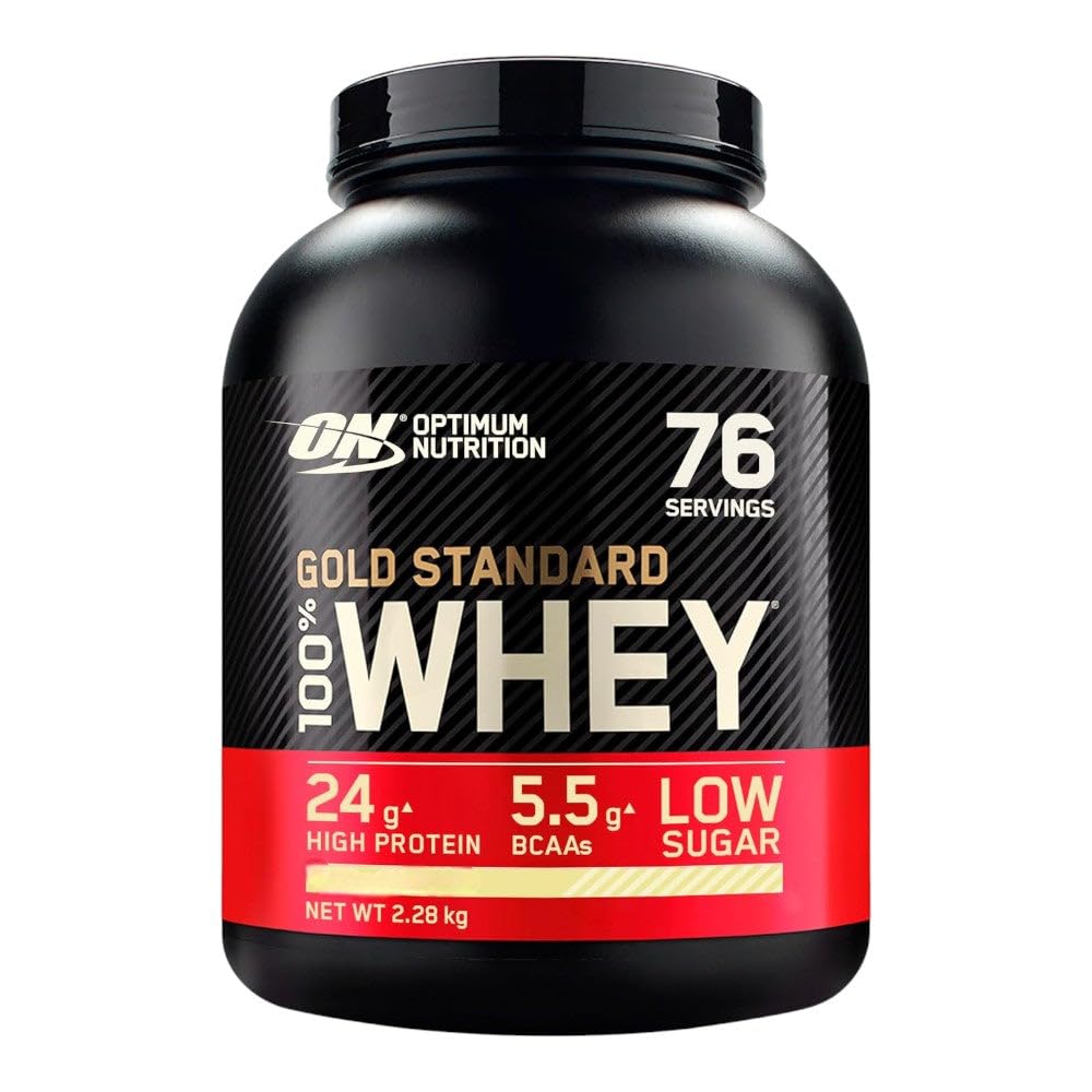 Optimum Nutrition Proteína On 100% Whey Gold Standard 5 Lbs (2,27 kg) Sabor Cookies Cream