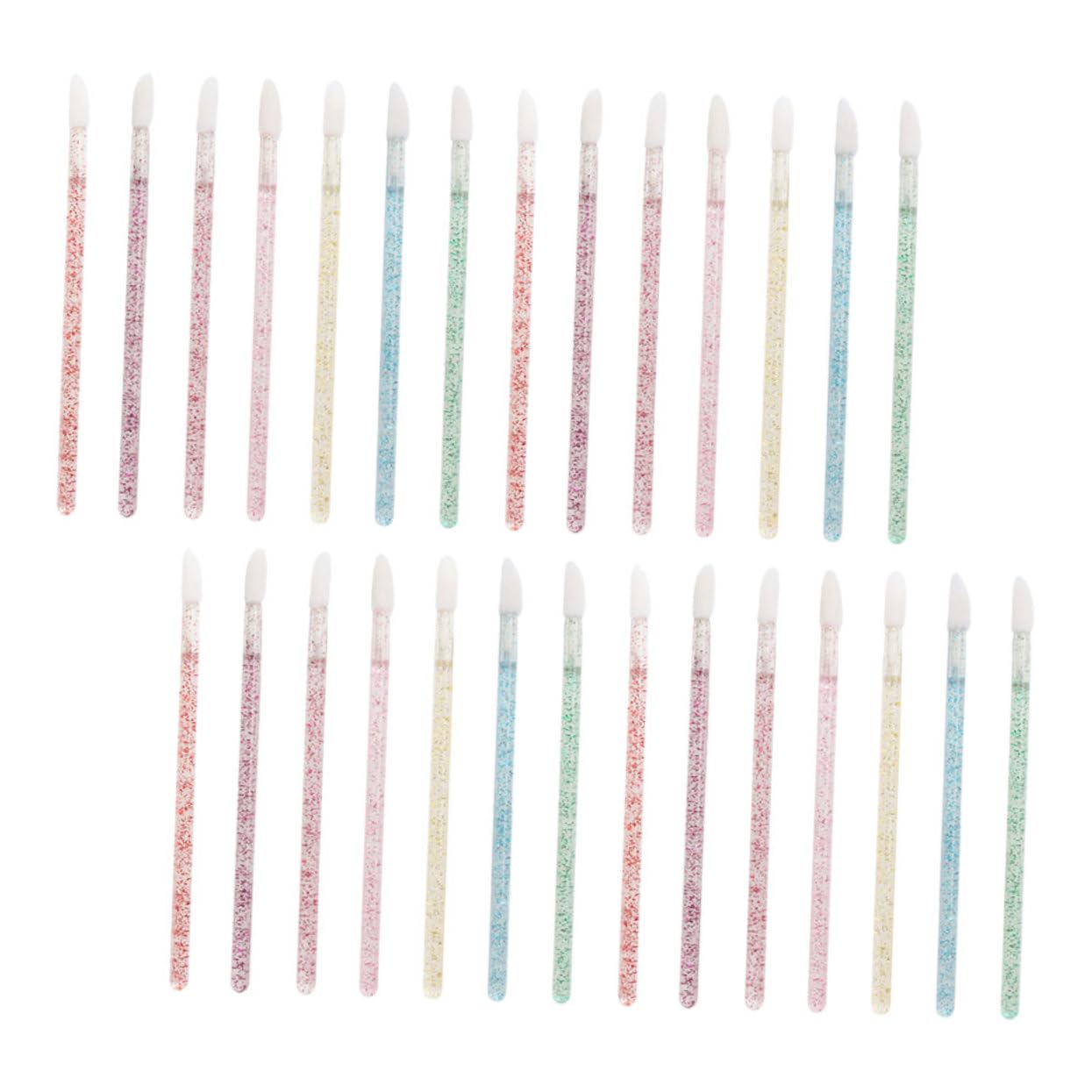 AUTSUPPL Makeup Brush Set 350pcs Disposal Lip Brushes Portable Lip Makeup Tools