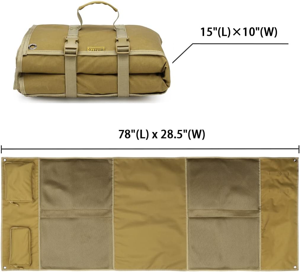 MOZETO Shooting Mat, Extra Large Folded Shooting Mats Prone Padded Hunting Accessories for Range Hunting