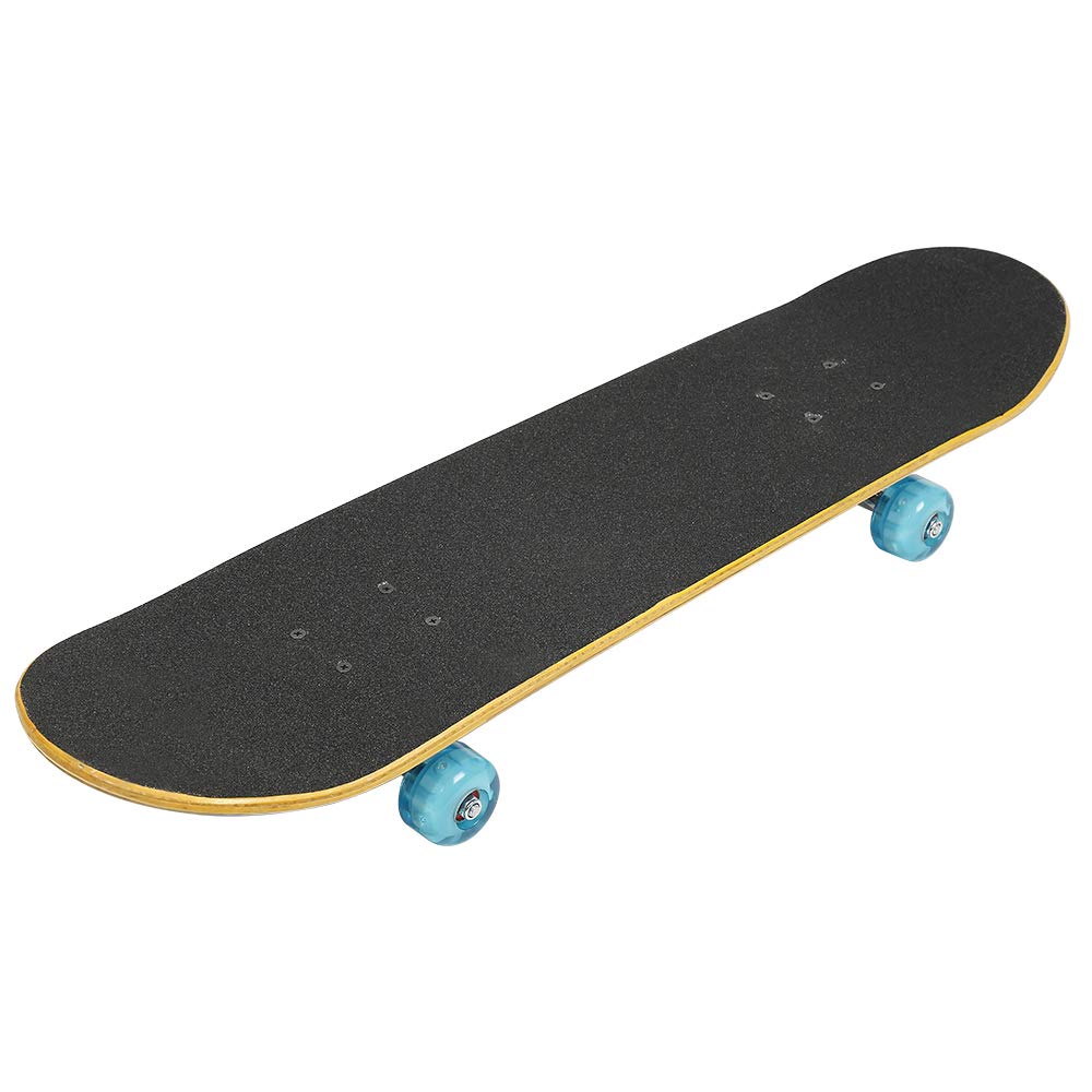 Skateboard Completo para Adolescentes Adultos Principiantes 7 Capas Arce Completo Skateboard, Doble Kick Trick Board para Adultos, Adolescentes, múltiples diseños