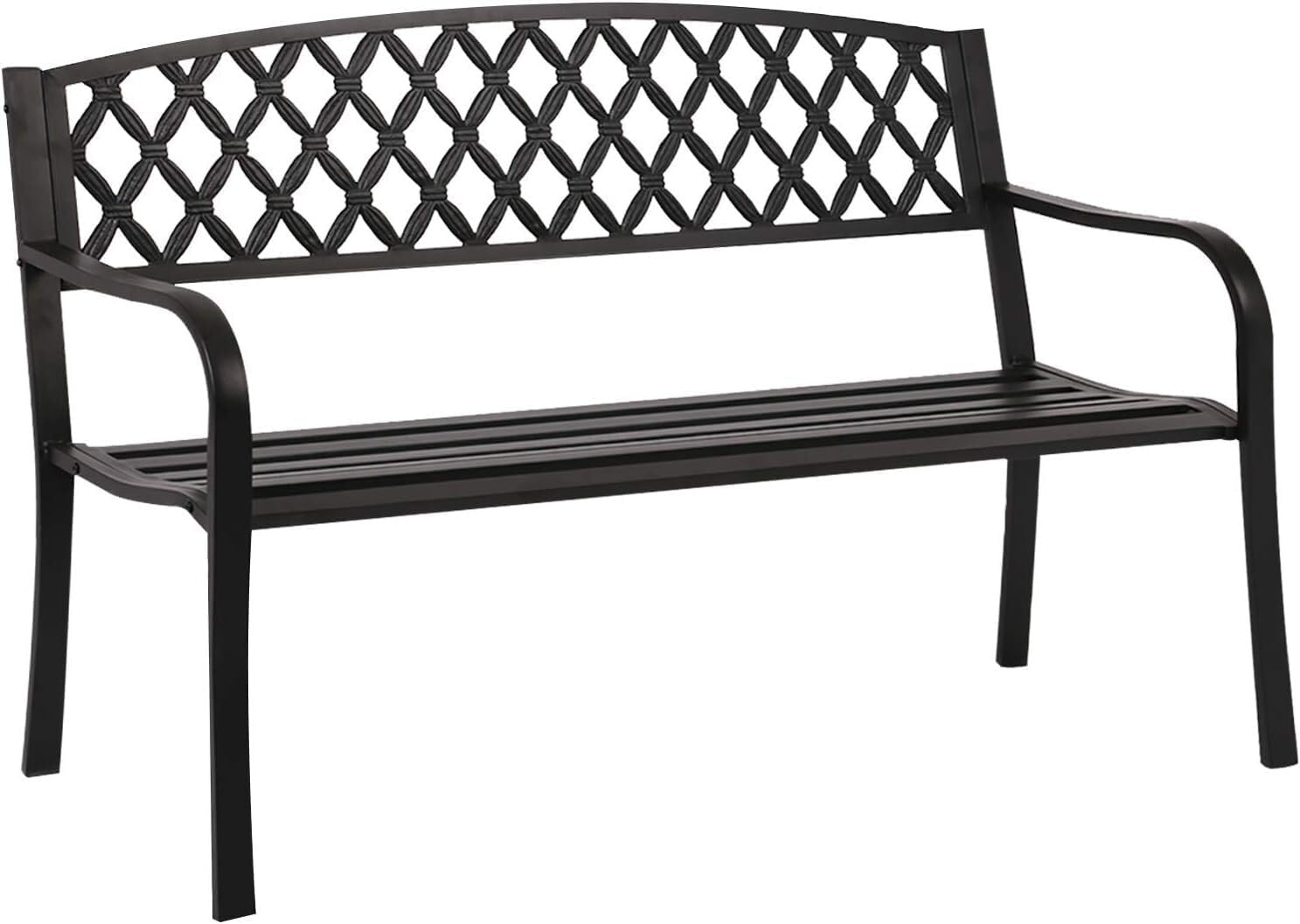Park Bench Metal Bench 50 Garden Bench Chair Outdoor Benches Clearance Patio