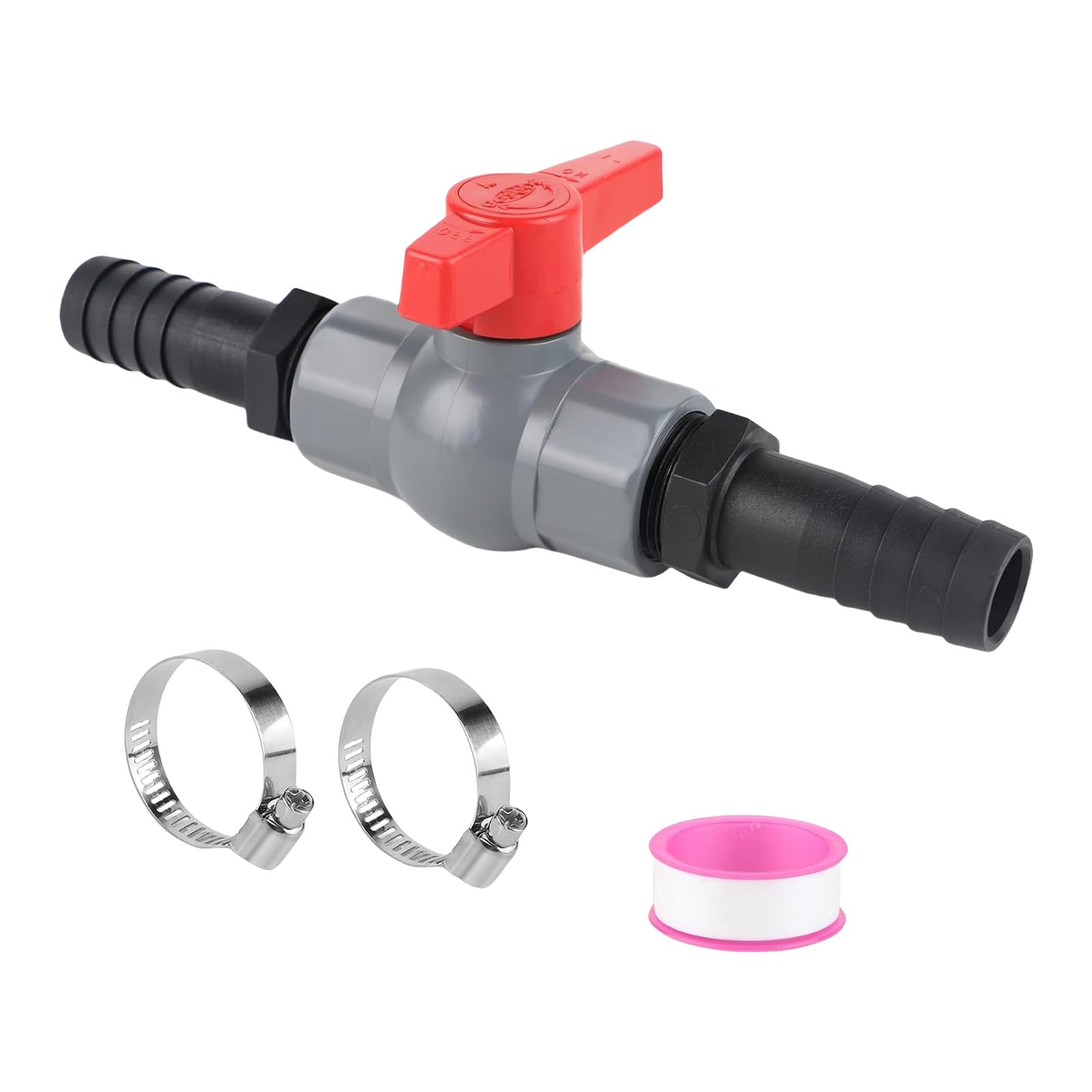 Weather Resistant Sturdy Shut Off Valves Thread 25mm Hose Adapter for Irrigation Pipe Connection Daily Use Hose Connection Valves
