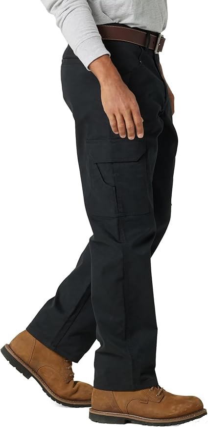 Wrangler Men's Multi-Pocket Workwear Cargo Pant, Relaxed Fit