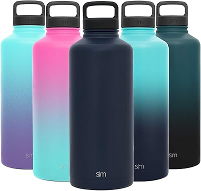 Simple Modern Water Bottle, 84oz Lid, Deep Ocean