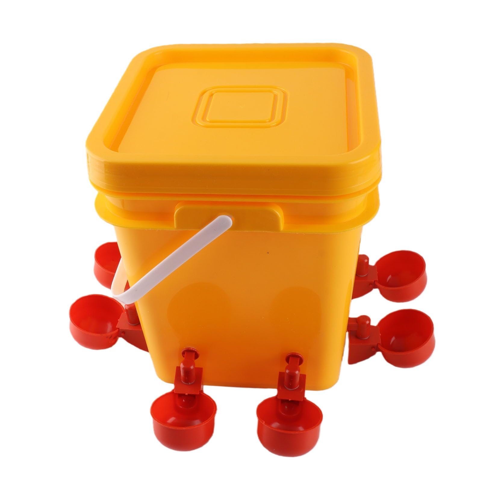 Bebedero Automático para Pollos con Barril de Mano de 12 litros, Equipo para Beber Aves de Corral para Pato Ganso, Bebederos para Pollos, Kit de Alimentador de Agua para