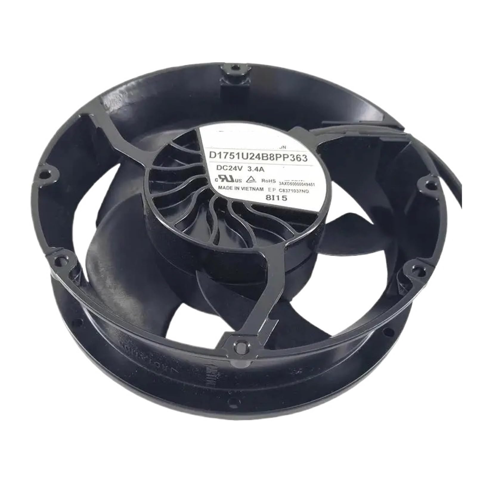NACODLUL D1751U24B8PP363 17251 172X172X51MM 24V 3.40A D1751U24B8PP366 17.2CM 4-Wire Cooling Fan(D1751U24B8PP363)