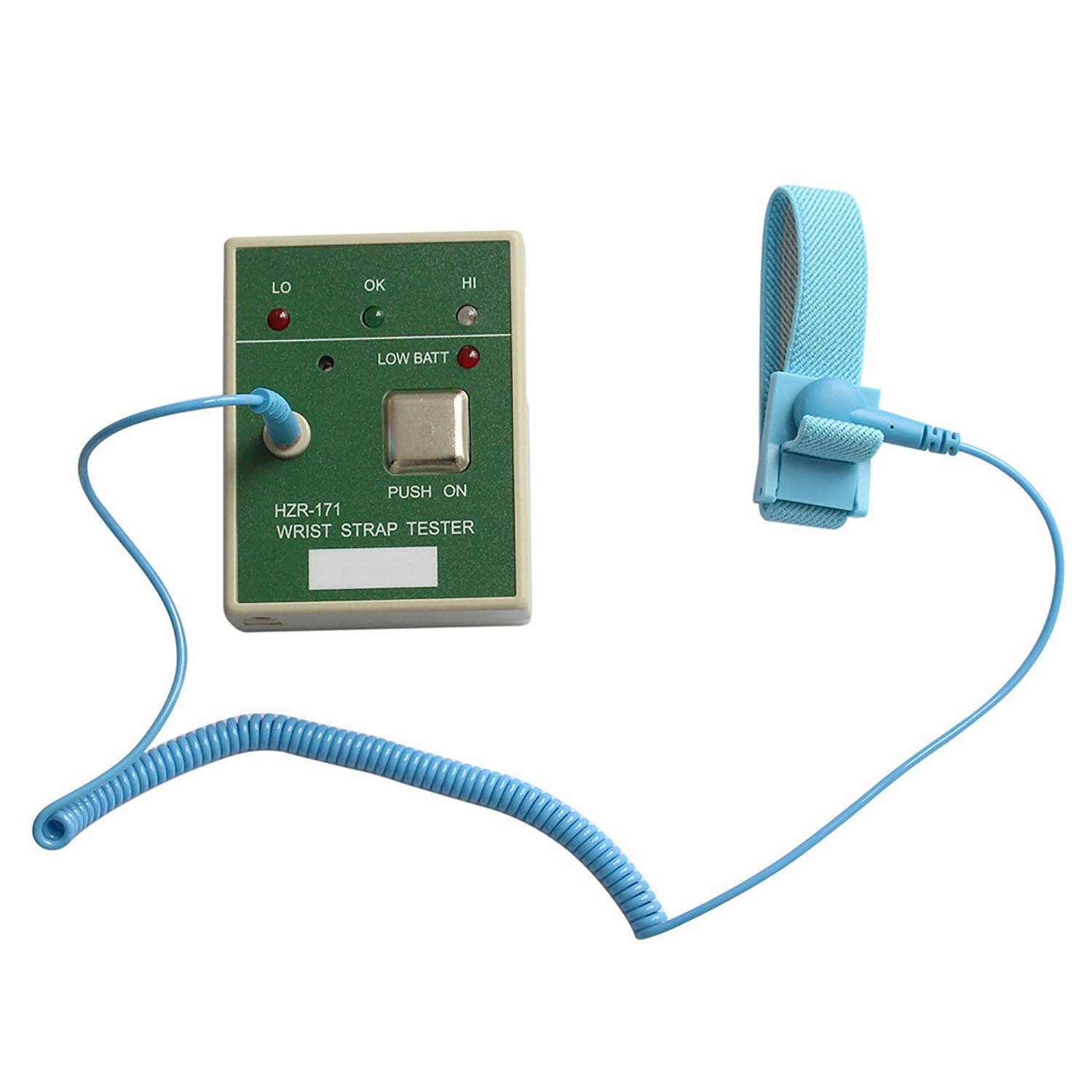 Probador De Correa De Muñeca Antiestática, Probador Estático De Reparación Electrónica, Pulsera Antiestática, Indicación De Falla Audible E Visible Clara, Adecuada Para Cualquier Lugar De Trabajo