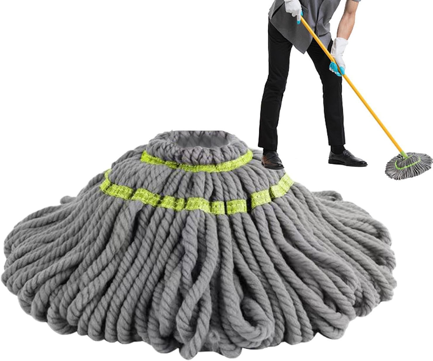 Self Twist Mops, Floor Cleaning Twisting Mop, Easy Self Squeeze Twist