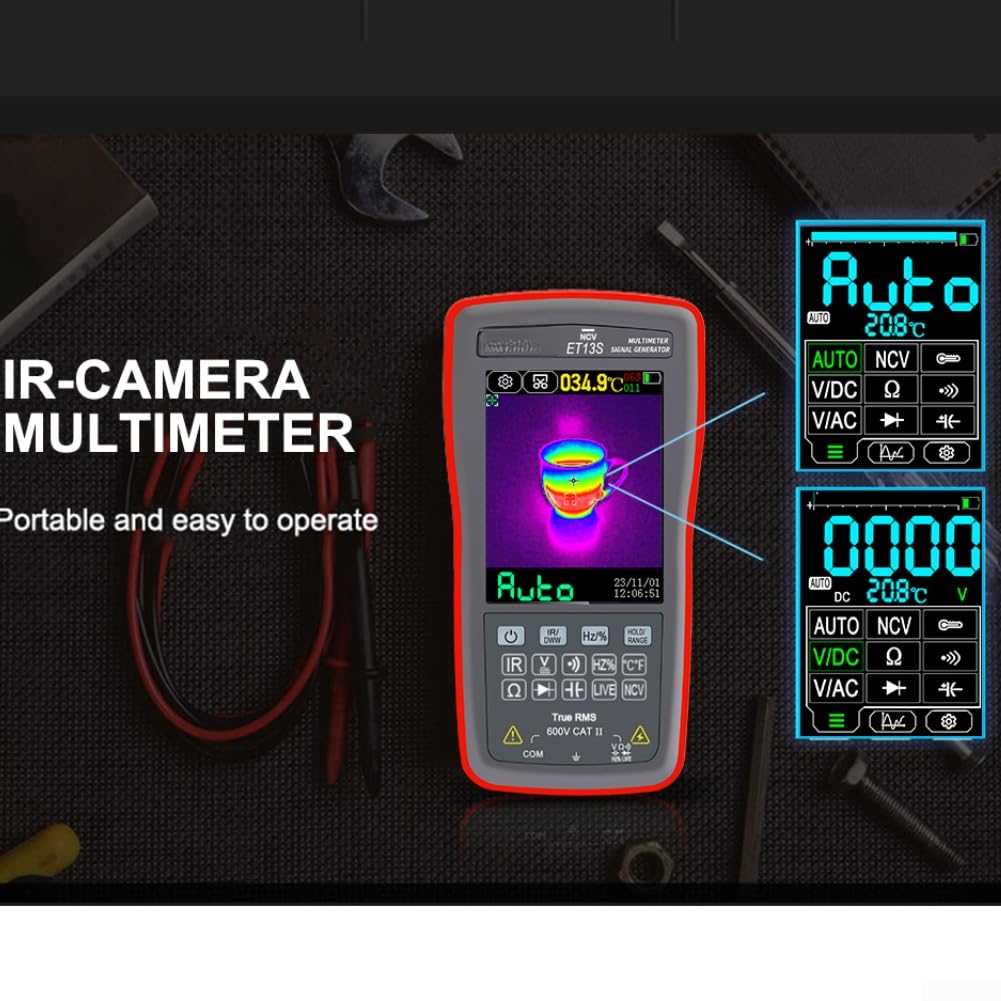 ReachMall Multimeter mit Thermokamera 192 Pixel -20 bis 550°C
