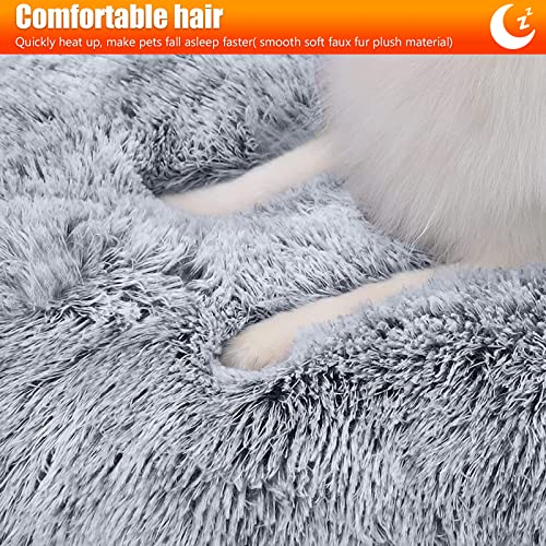 PETCUTE Dog Crate Mattress,Egg Crate Orthopedic Calming Pet Bed with Washable Removable Cover - Image 4