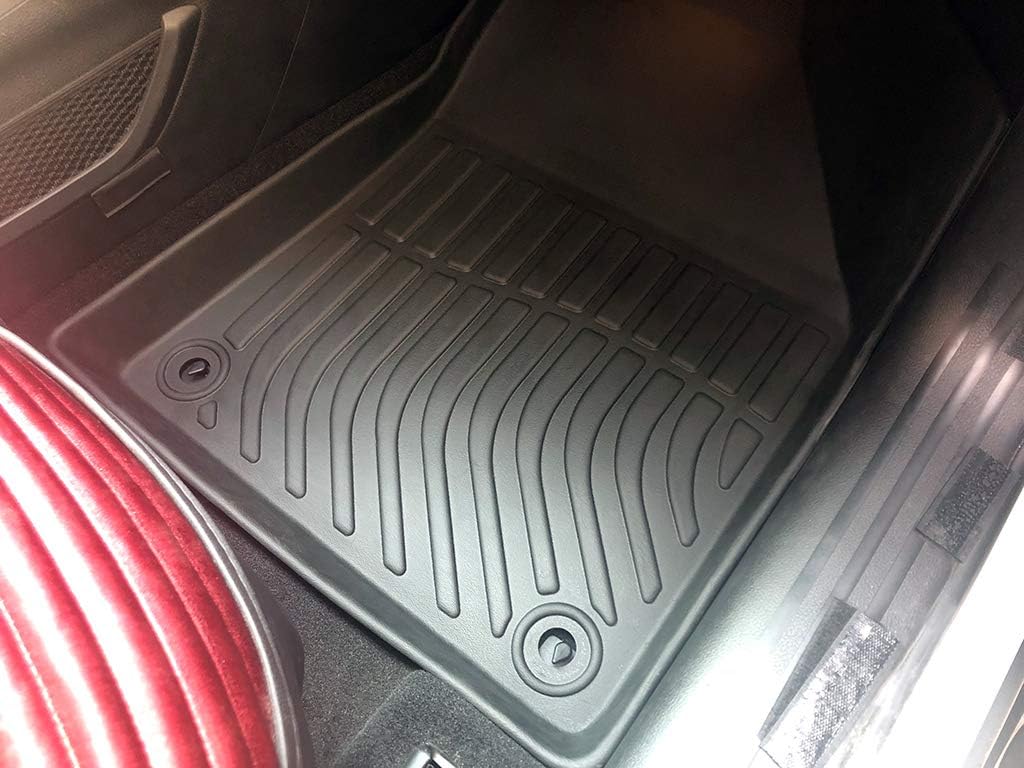 Car Floor Mats Replacement for Jeep Cherokee 2016-2023 (Not for Grand Cherokee) Heavy Duty Liner Custom Fit All Weather Protection Coverage Full Set Accessories Black