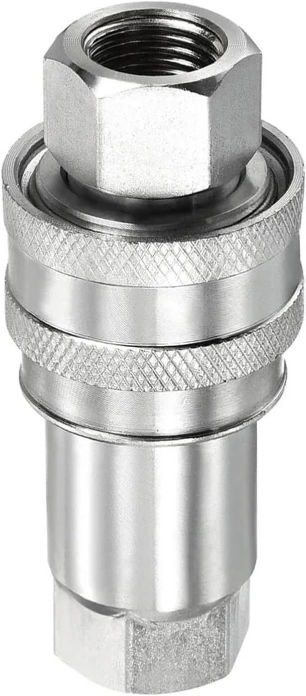 1set M/14 External Thread Hydraulic Quick Connector Carbon Steel Construction Equipment Power Tools Accessories