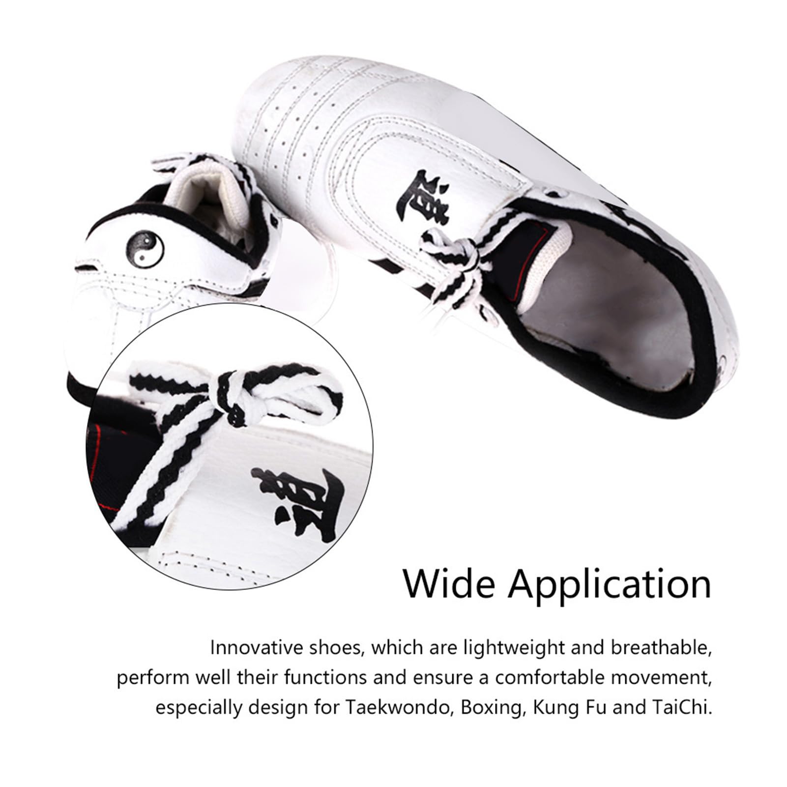 RiToEasysports Zapatos de Taekwondo, Zapatos Deportivos de Boxeo Kung Fu Taichi con una Bolsa de Almacenamiento para Hombres y Mujeres Niños