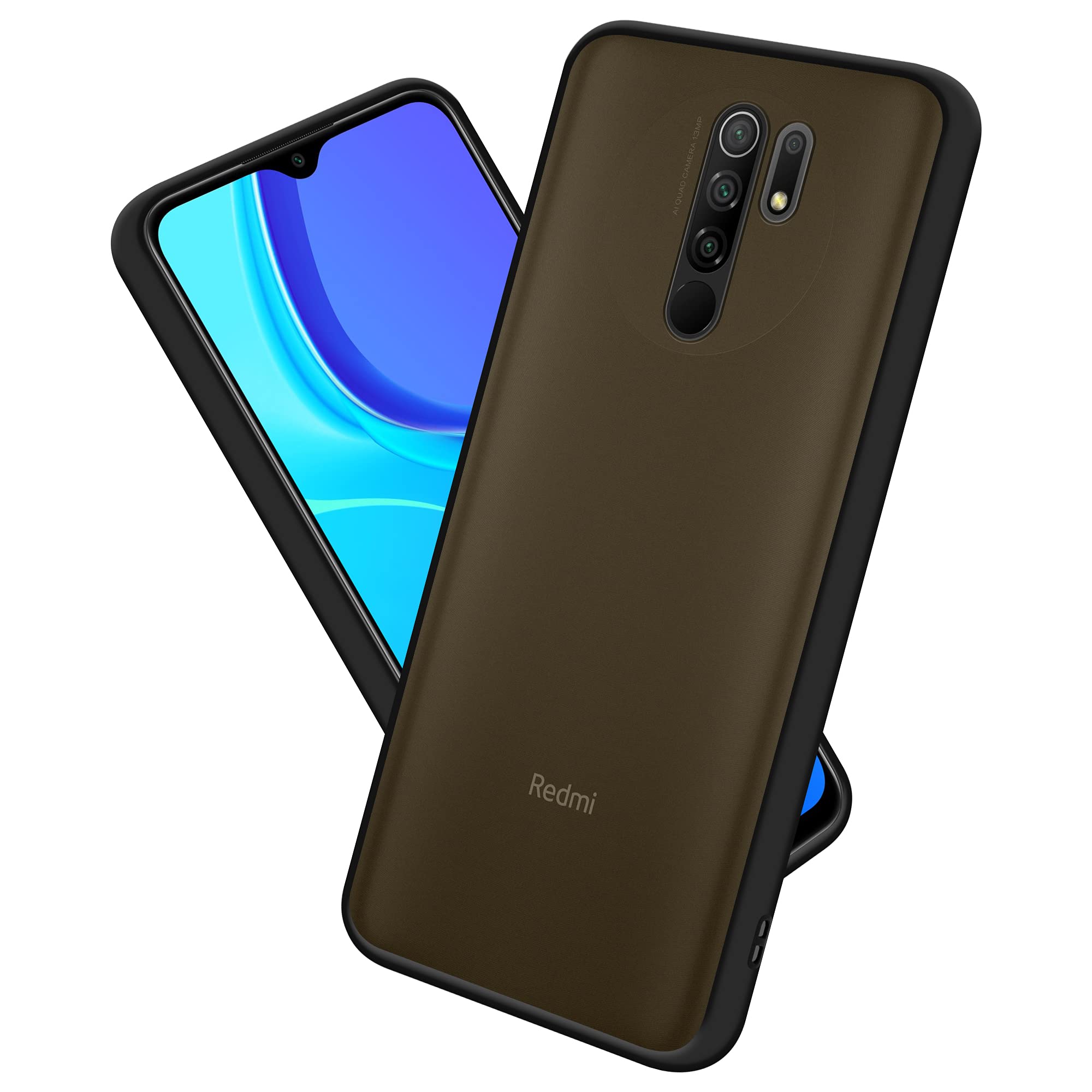 Cadorabo Cover Per Xiaomi Redmi Note 10 | Custodia Ibrida Rosso Opaco Con Interno TPU E Retro Rigido | Protezione Antiurto Con Bordi Rialzati - 2