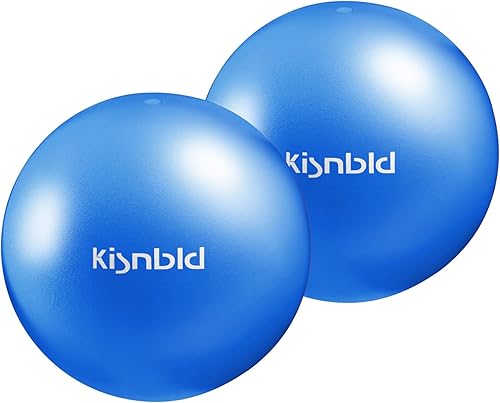 Miniatura 16 de Pequeña pelota de ejercicio, mini pelota de pilates de 9 pulgadas, mini pelota de yoga antideslizante y resistente a estallidos para estabilidad,