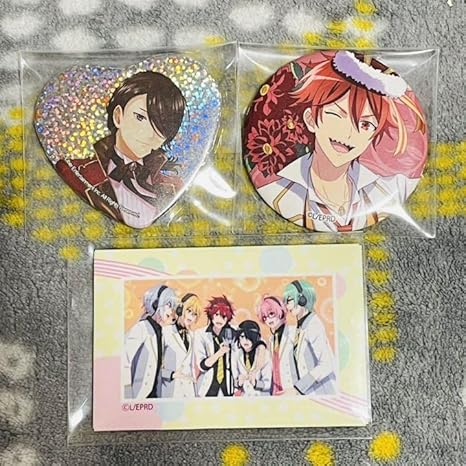 Amazon アイチュウ 缶バッジ Ars 日下部虎彦 鳶倉アキヲ 折原輝 若王子楽 子規 アイドル 芸能人グッズ 通販