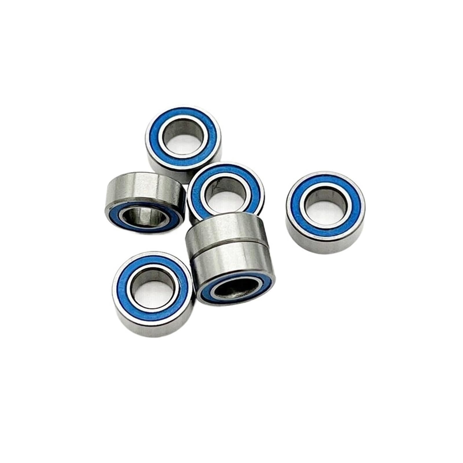 Roulement à billes à gorge profonde en acier 6804-2RS 6804 RS 20 x 32 x 7 mm 20 x 32 x 7 mm, double joint en caoutchouc bleu