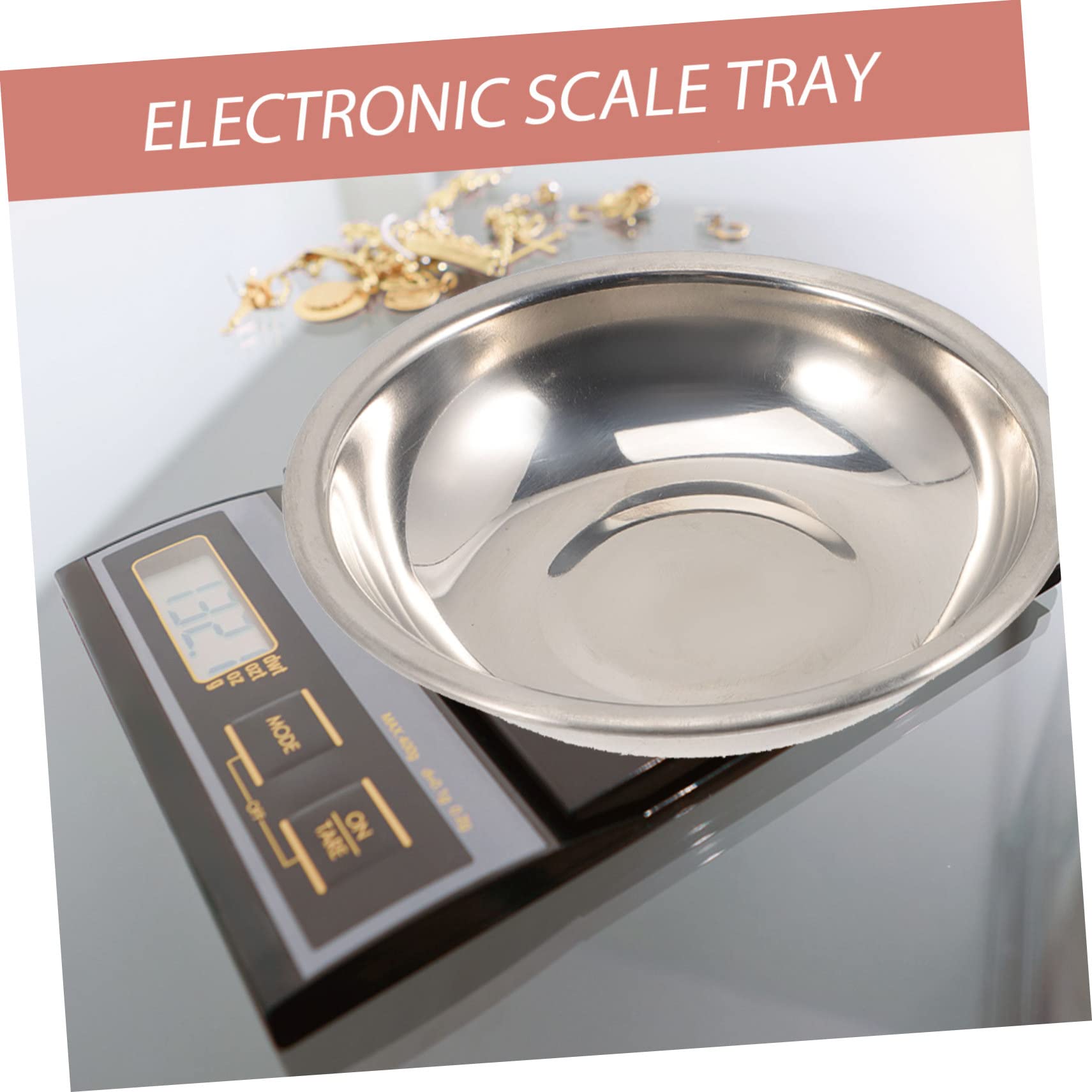 BUTIFULSIC Multi-Purpose Stone Measuring Cup Gram Scales Replacement Plate Scale for Plate