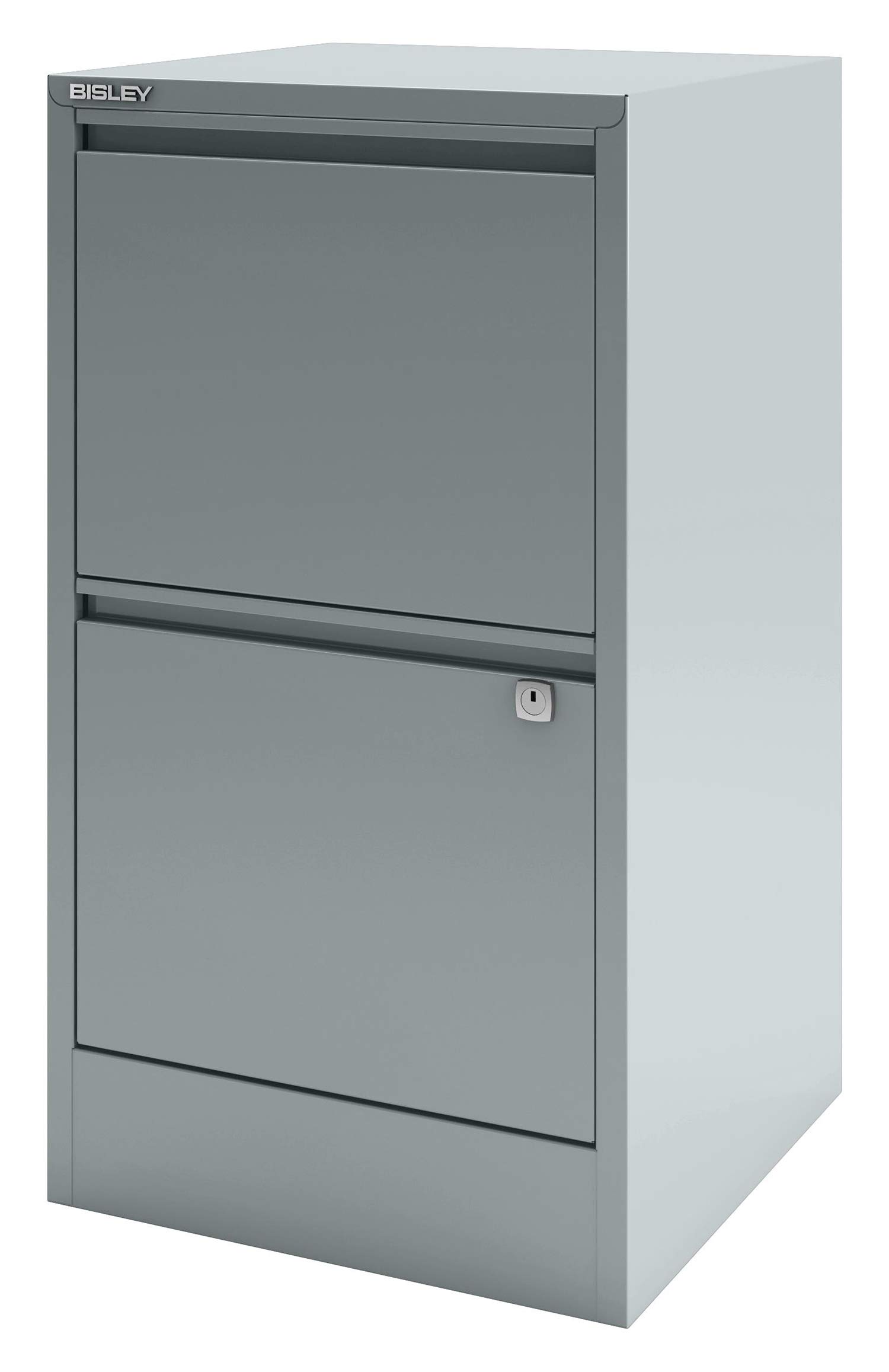 Bisley Home Filer, 2 cassetti HR in Metallo, Argento 355, 40 x 41,3 x 67,2 cm