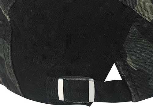 Miniatura 6 de Sombrero plano al aire libre del conductor del algodón del Newsboy del camuflaje de los hombres