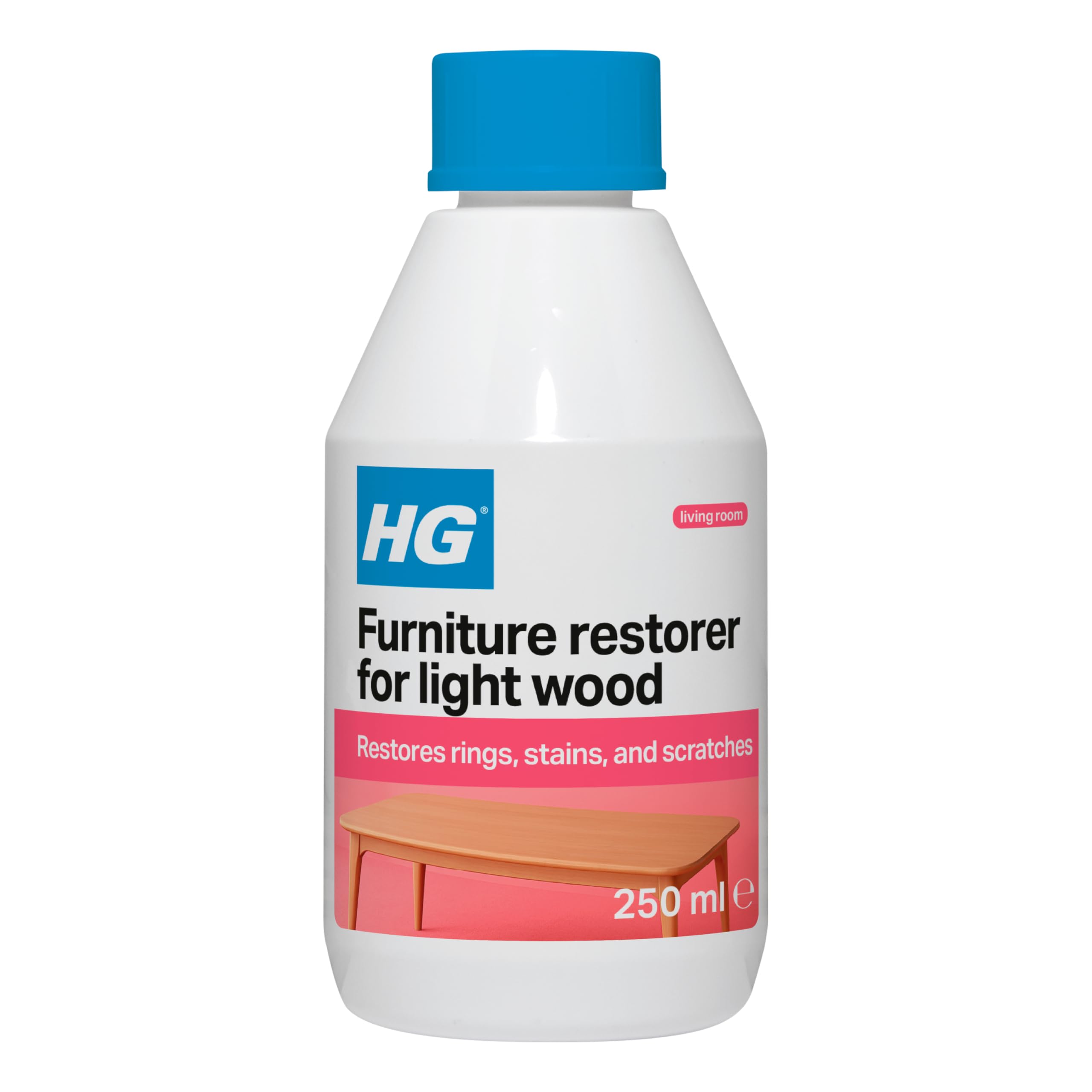 HG Living Furniture Restorer - Wood Cleaner - 250ml - White