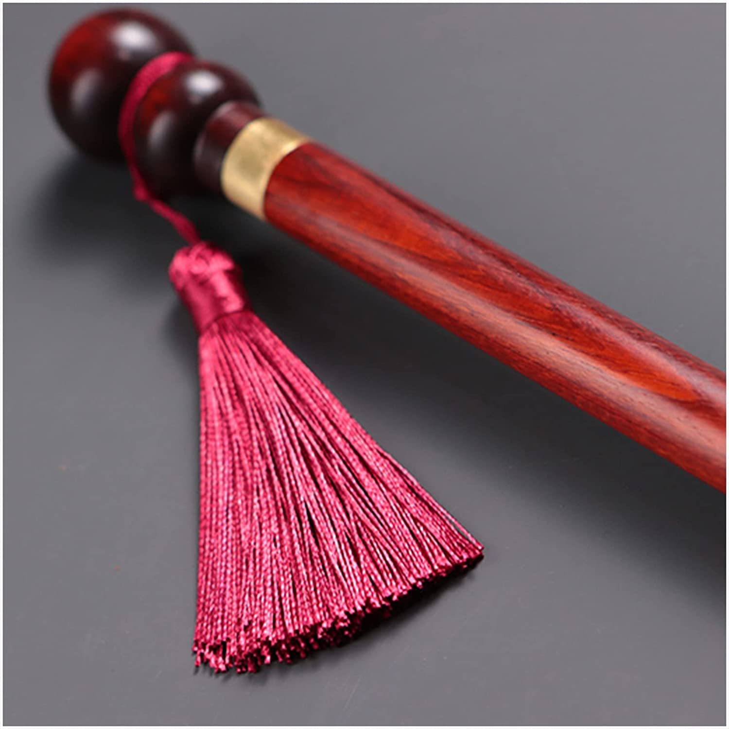 Długa łyżka do butów, długa rączka - długie łyżki czerwona z drewna sandałowego, mosiężne, 22,8 cala : 13,7, Kolor, C(13.7inch)