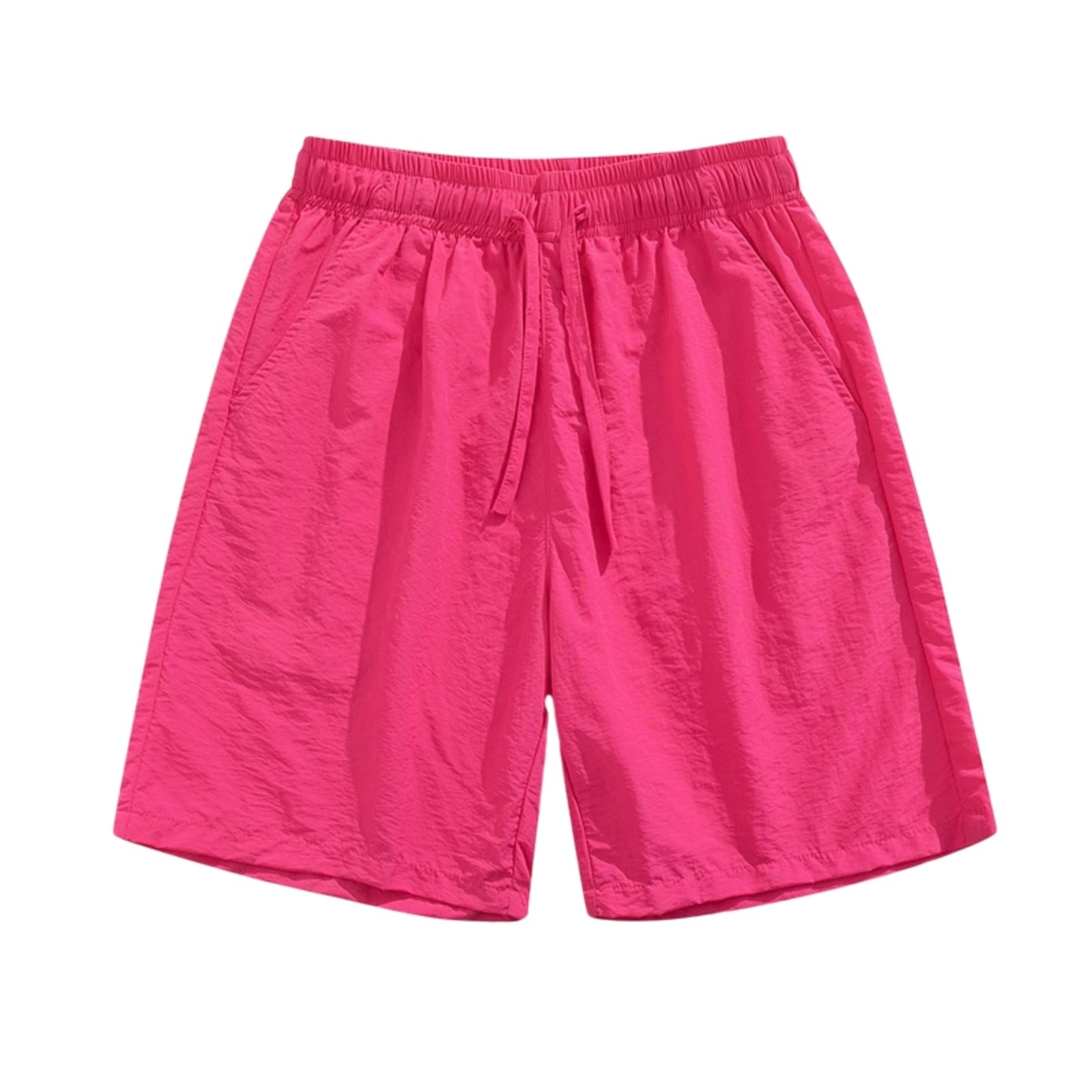 Shorts respirants absordant la sueur pour homme short de sport rose