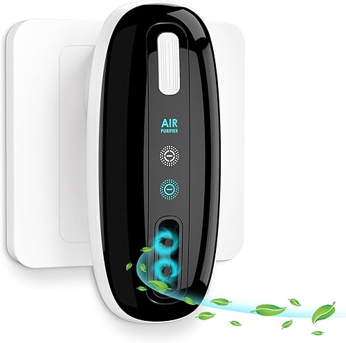 Ionizadores de aire enchufables para el hogar, purificador de aire de iones negativos, limpiador de aire portátil para el hogar, dormitorio,
