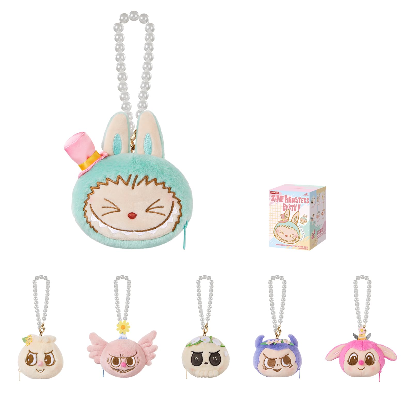 THE MONSTERS Party シリーズ リバーシブルぬいぐるみ　ボックス 楽天市場】POP MART THE MONSTERS Party シリーズ リバーシブル