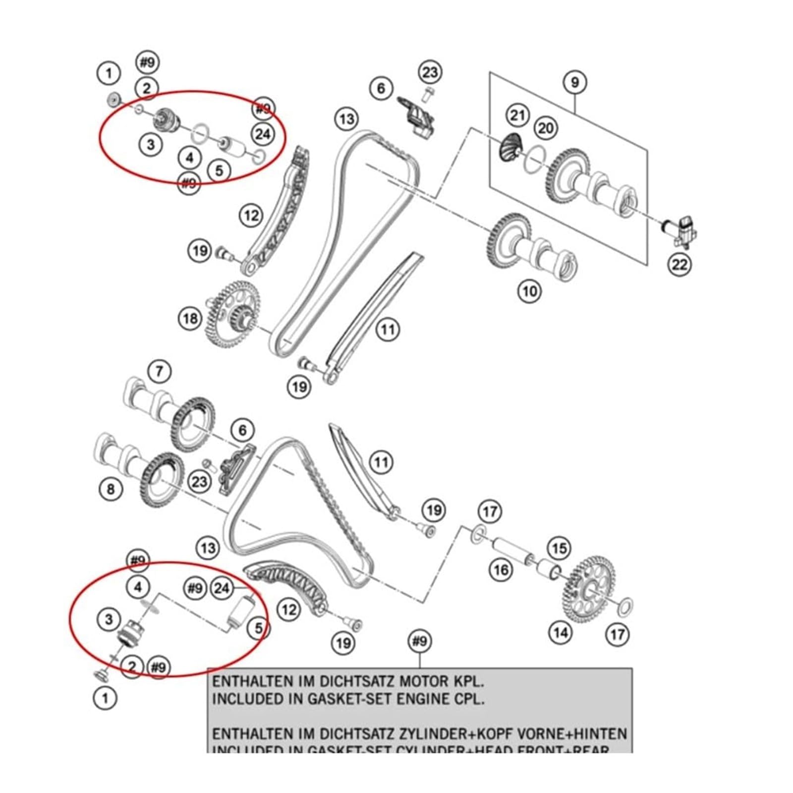 Manueller Steuerkettenspanner for 790 890 Duke ADV 1050 1090 1190 Abenteuer 1290 SuperDuke/ADV/R/S accessories(Blue)