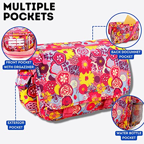 Image of J World New York Terry Messenger Bag for Women Girls School Kids