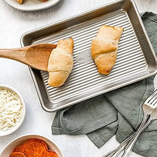 USA Pan Bakeware Mini Sheet Pan, Warp Resistant Nonstick Baking Pan, Aluminized Steel - Thumbnail 3