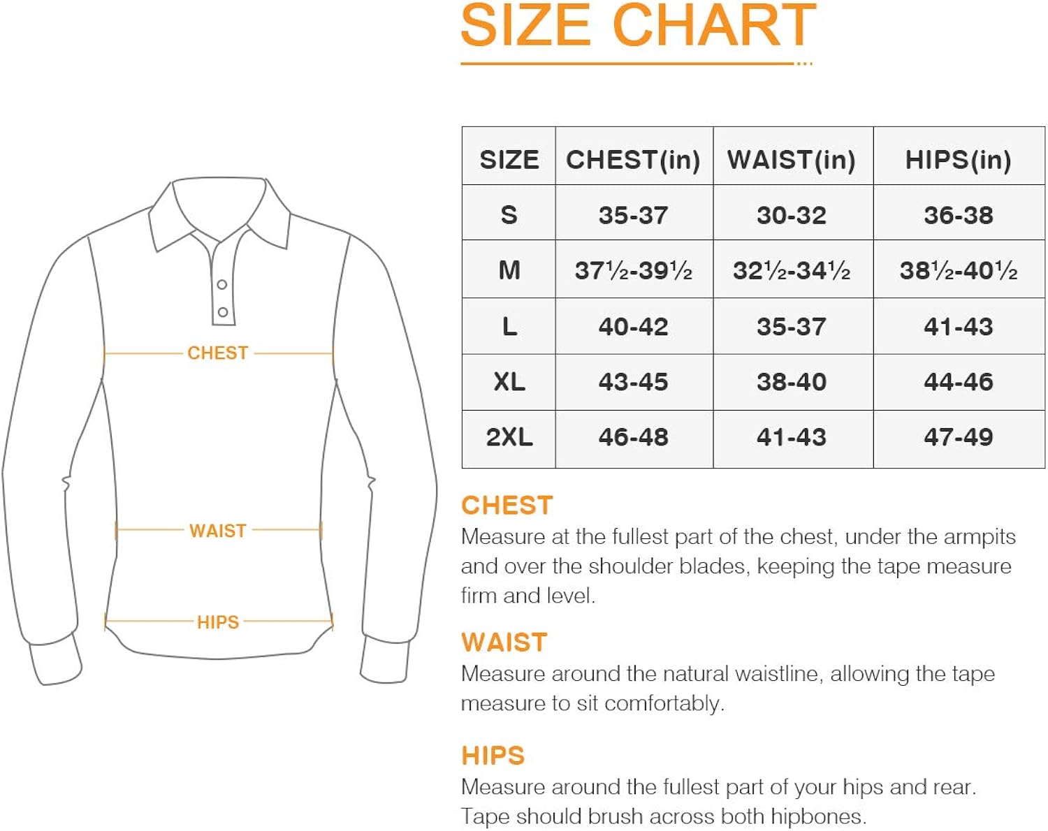 NAVISKIN Men's Golf Polo Shirt UPF 50+ Sun Protection Outdoor Long Sleeve Shirt Quick Dry Athletic Workout Shirt : Sports & Outdoors