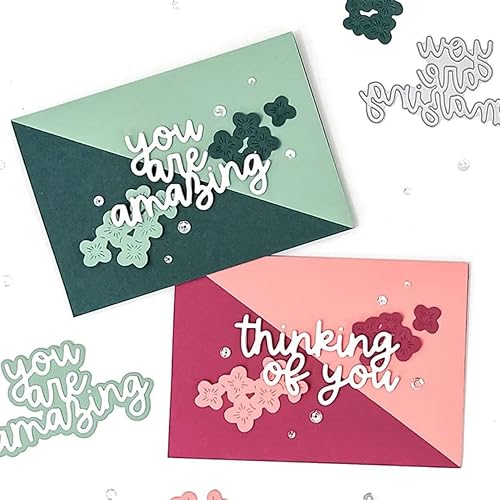 Miniatura 93 de Troqueles para álbumes de recortes para hacer tarjetas, troqueles de corte de metal de Navidad, plantilla de perforación de papel para manualidades